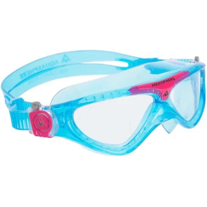 2024 Aquasphere Junior Vista Swim Mask MS5634302LC - Clear / Turquoise